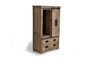 Giner y Colomer Armario Industrial de Madera de Mango con Metal, 150x90x45 cm